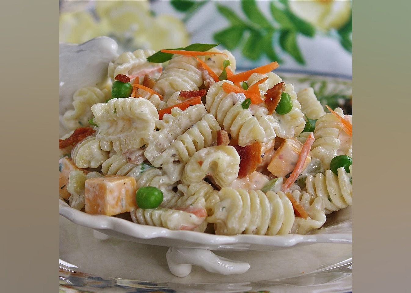 Ranch, Bacon, and Parmesan Pasta Salad