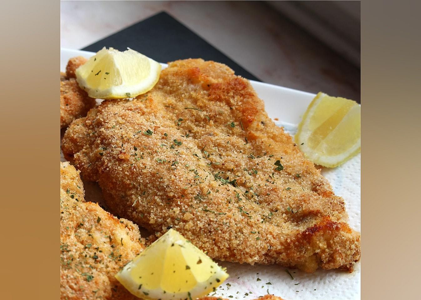 Baked Chicken Schnitzel