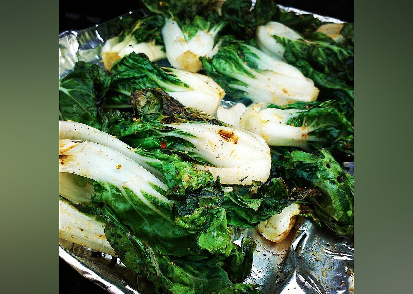 Grilled Bok Choy