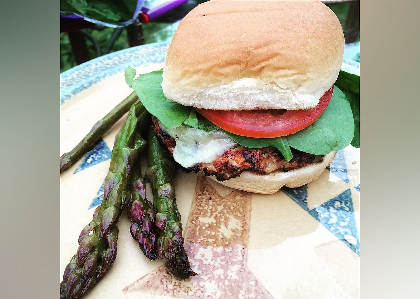 Grilled Chicken Burgers