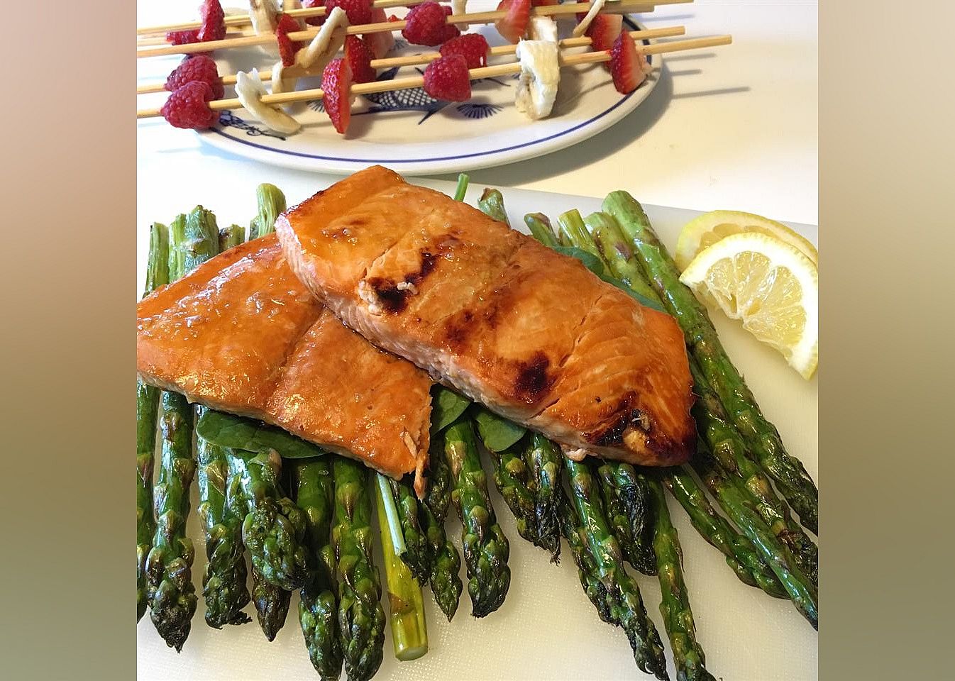 Grilled Salmon Skewers