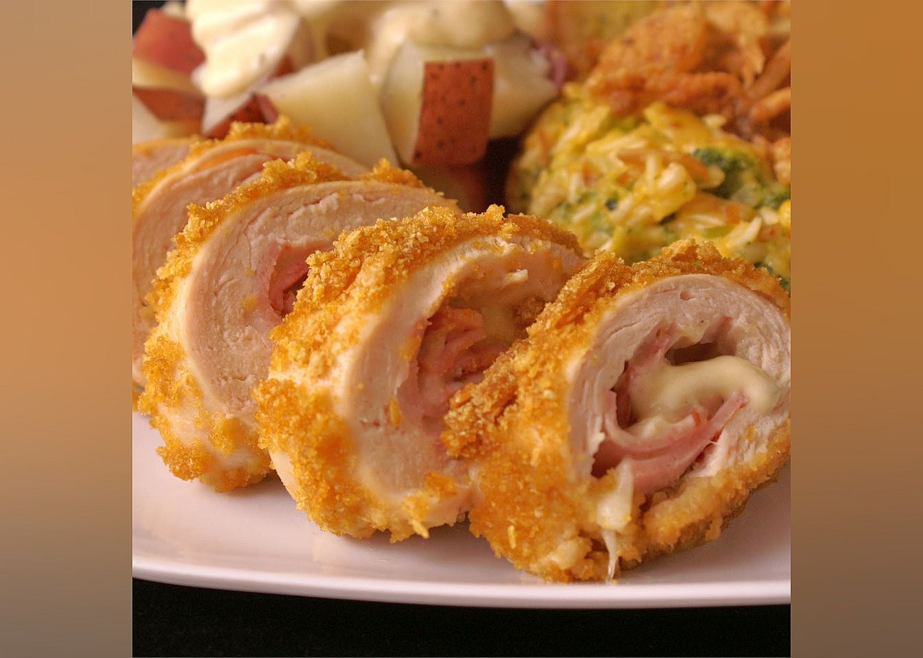 Cordon Bleu Chicken Rolls