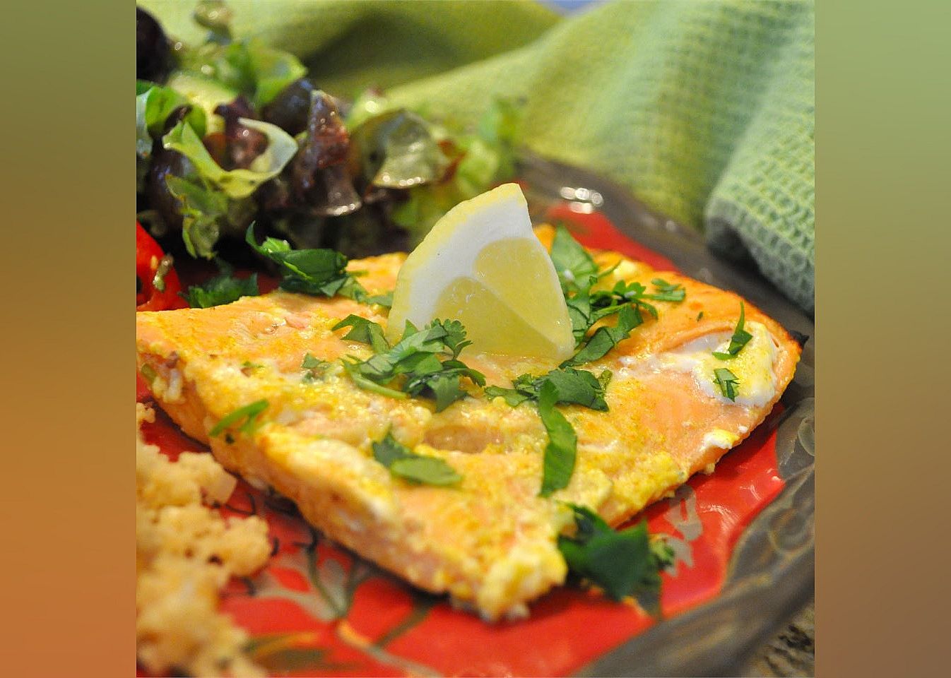 Yogurt-Marinated Salmon Fillets (Dahi Machhali Masaledar)