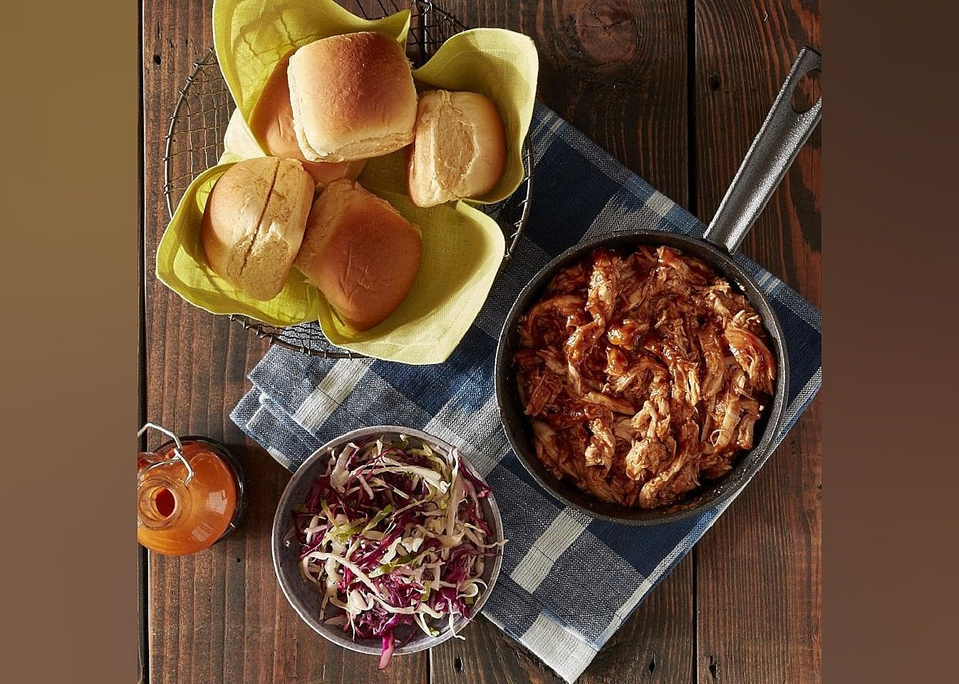 Pulled BBQ Chicken Sliders