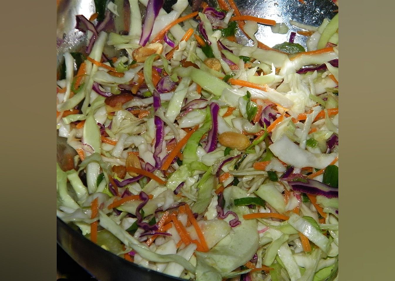 Quick and Easy Thai Style Coleslaw