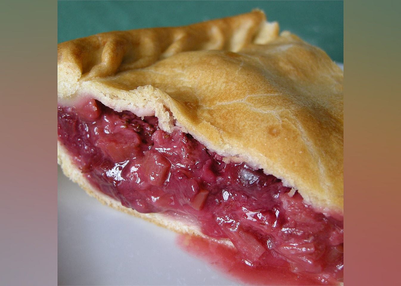 Fresh Rhubarb Pie