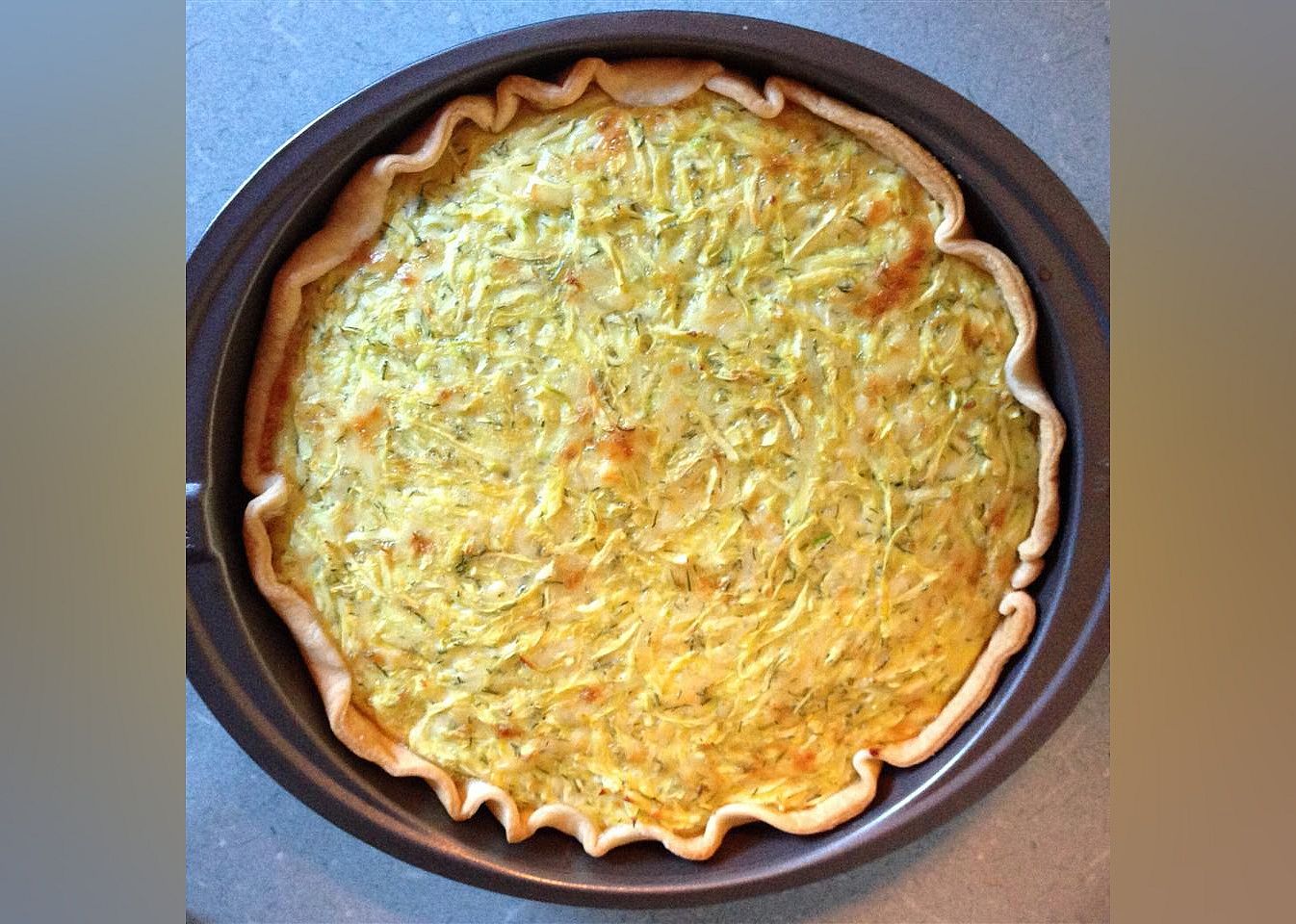 Easiest Zucchini Quiche