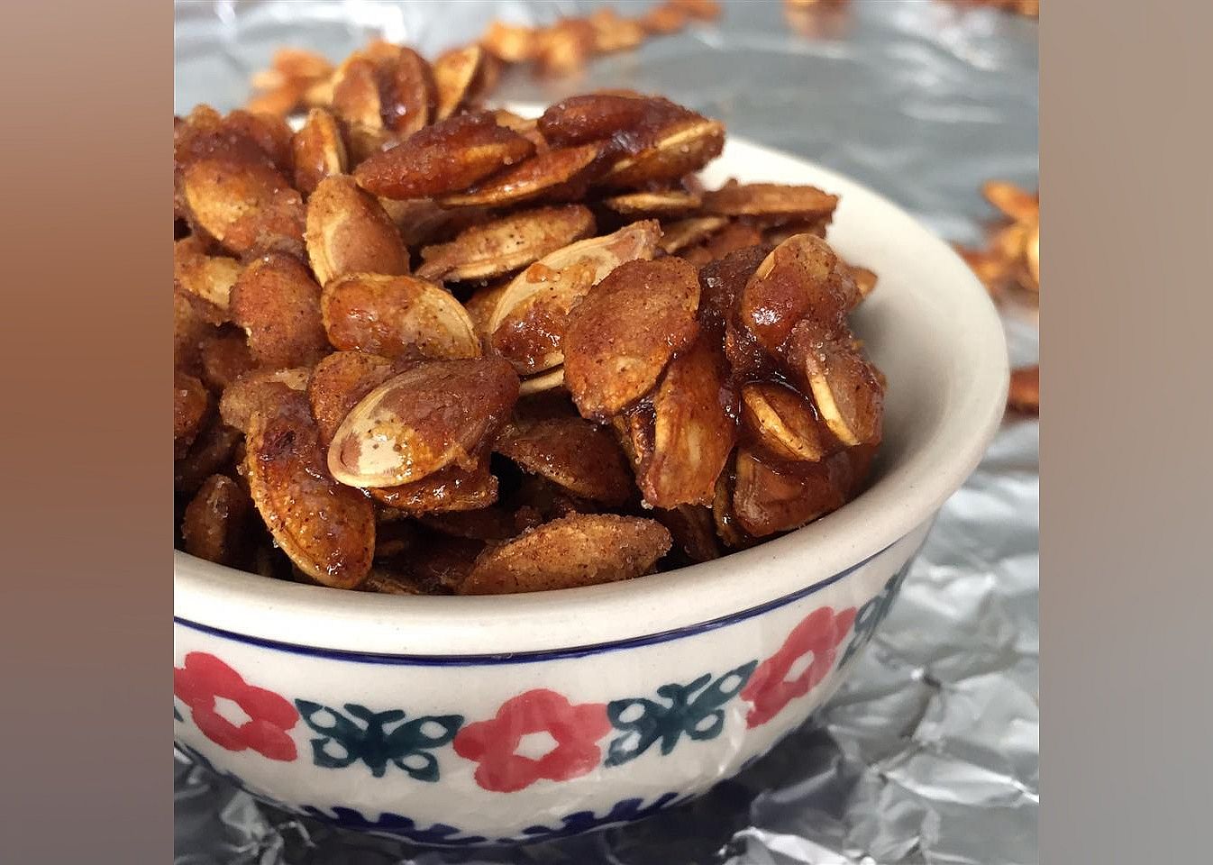 Toasted Pumpkin Seeds with Sugar and Spice