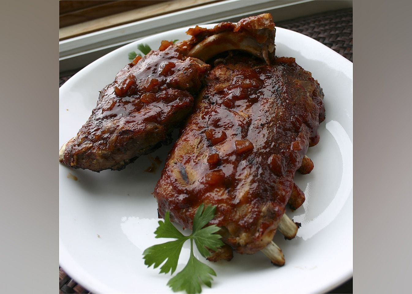 Scott Hibb's Amazing Whisky Grilled Baby Back Ribs