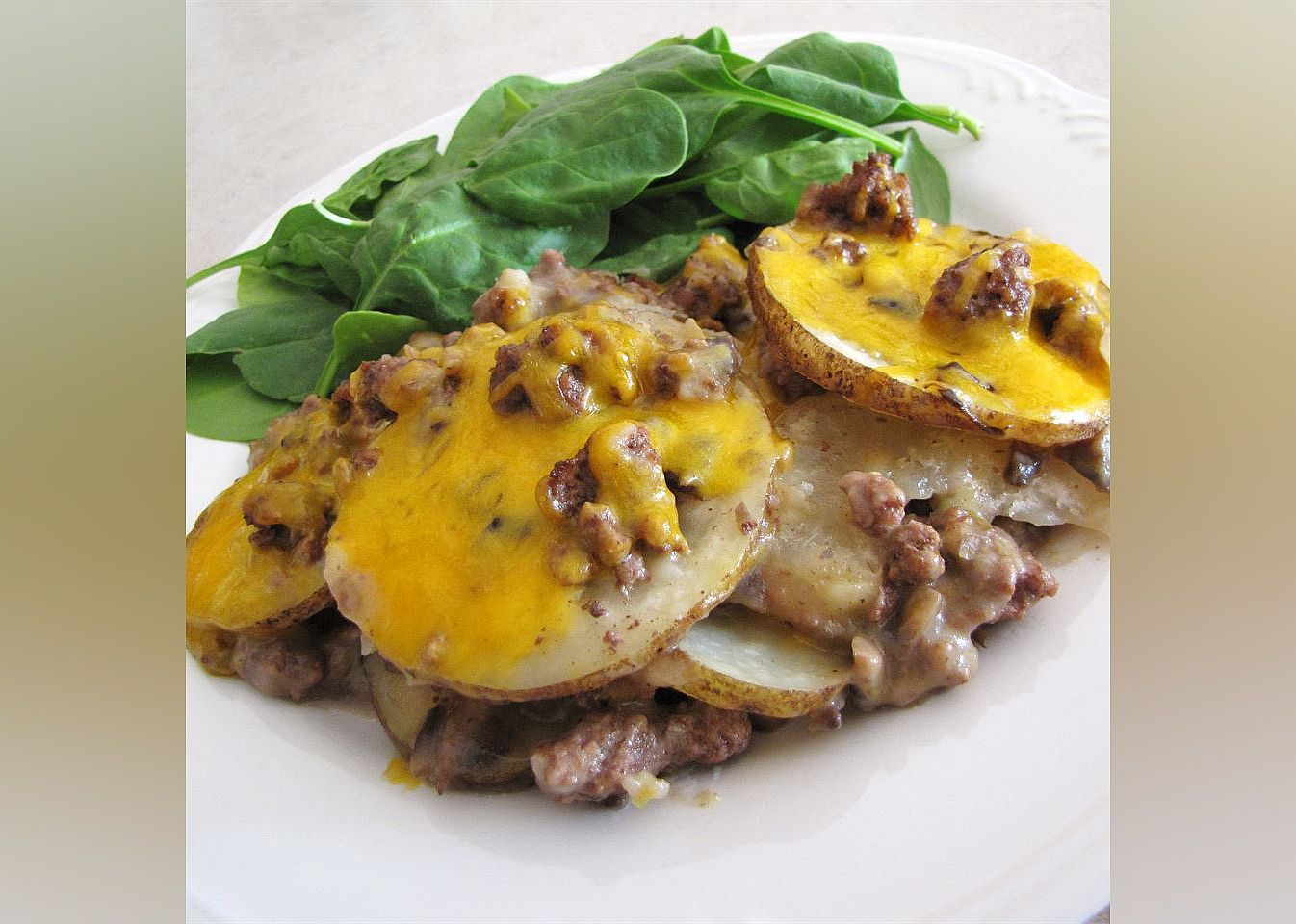 Hamburger Potato Casserole