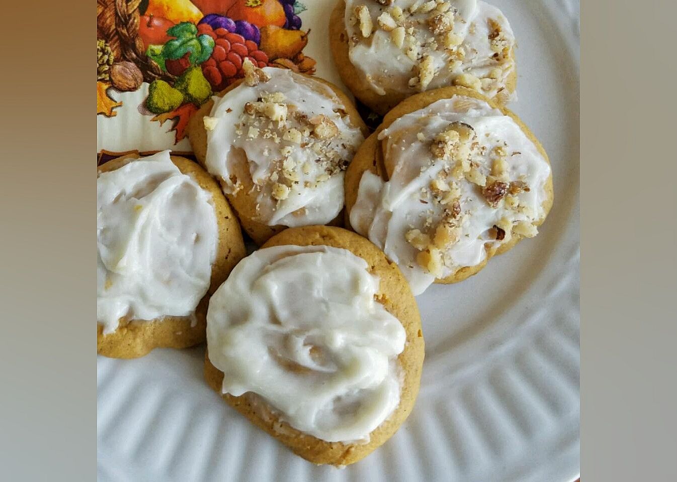 Pumpkin Cookies with Cream Cheese Frosting (The World's Best!)