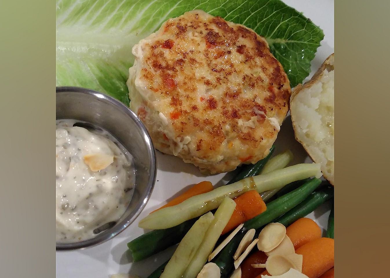 Salmon Burgers with Lemon Basil Mayo