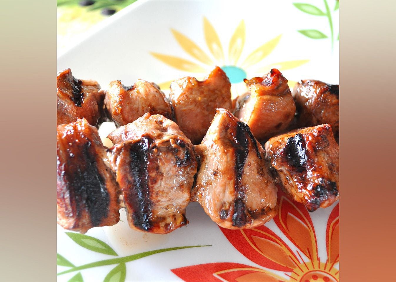 Fiery Pork Skewers