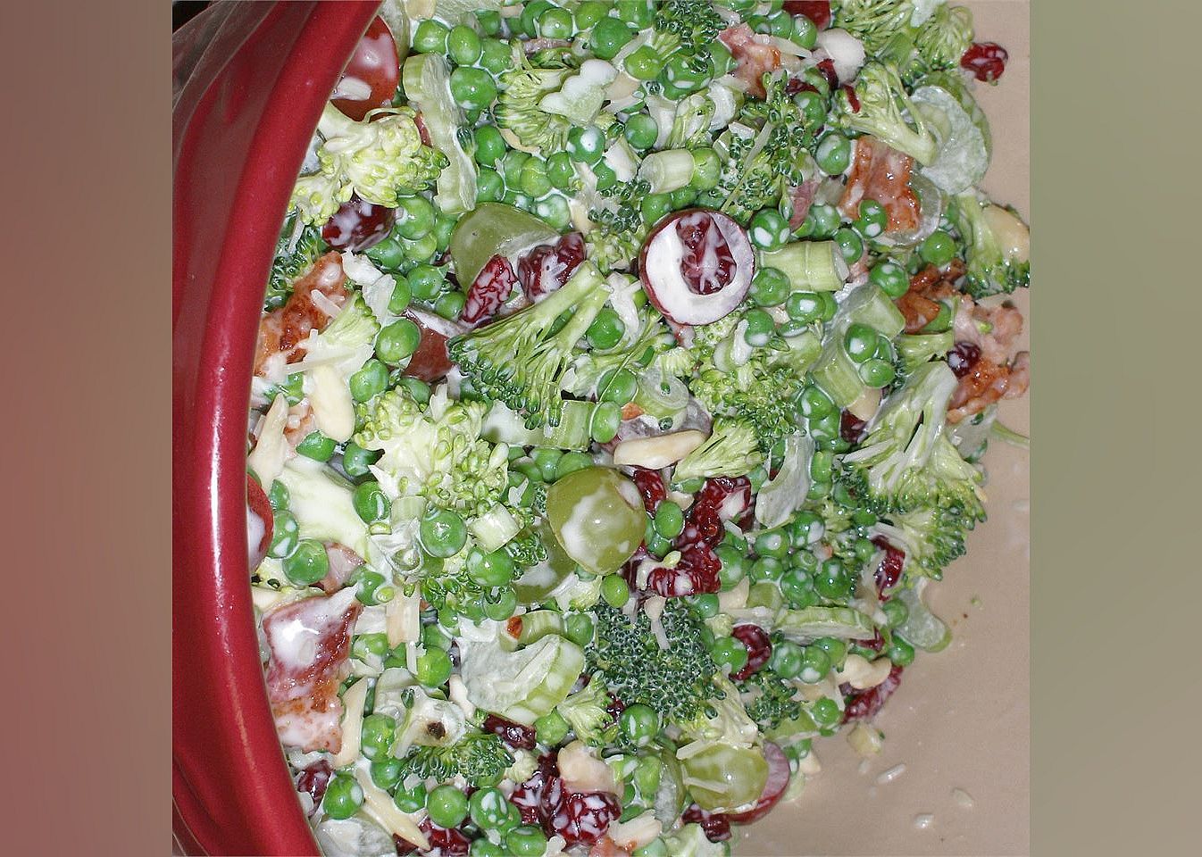 Raw Veggie Picnic Salad