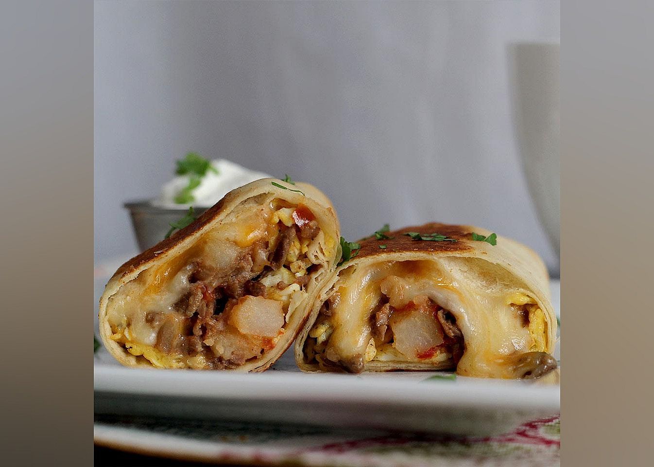 Carne Asada Breakfast Burrito