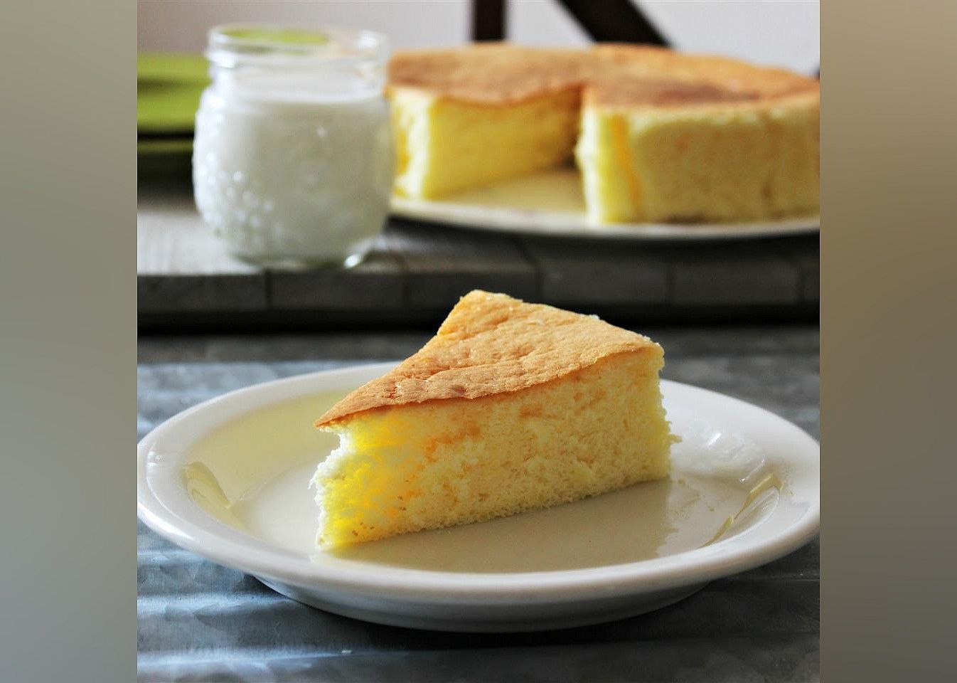 Spongy Japanese Cheesecake