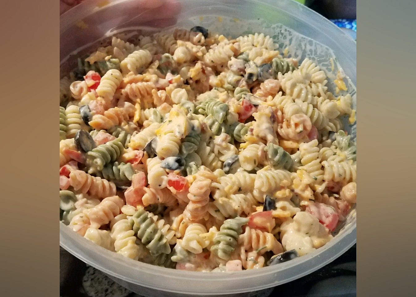 Bacon Ranch Pasta Salad