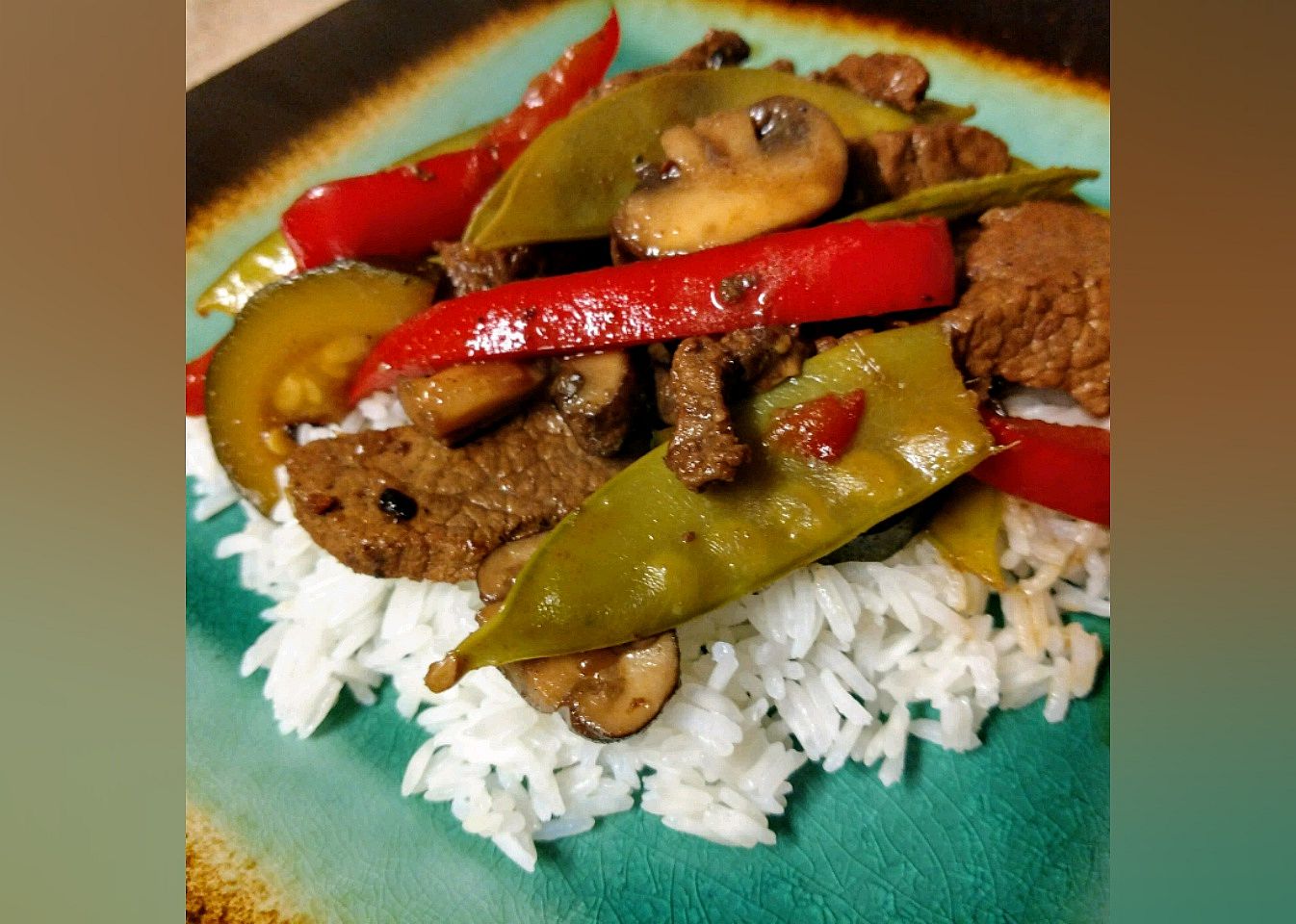 Asian Beef with Snow Peas
