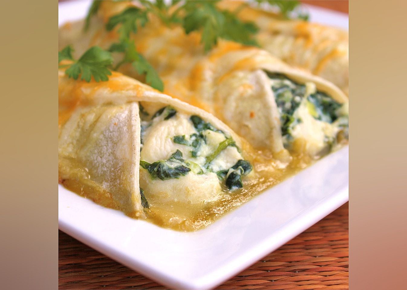 Spinach Enchiladas