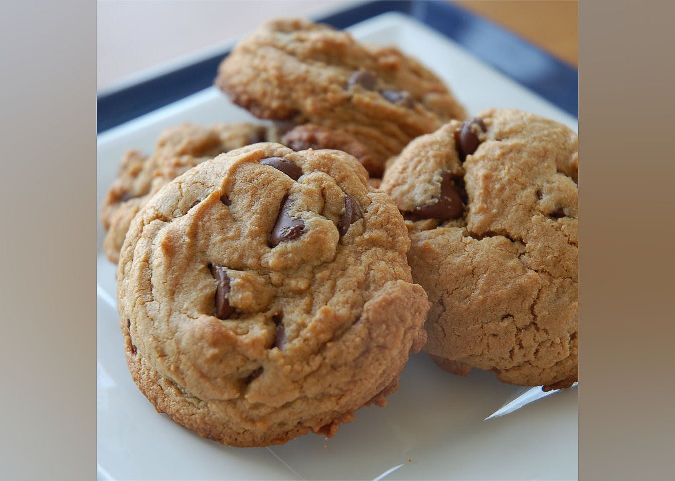 Chewy Peanut Butter Chocolate Chip Cookies