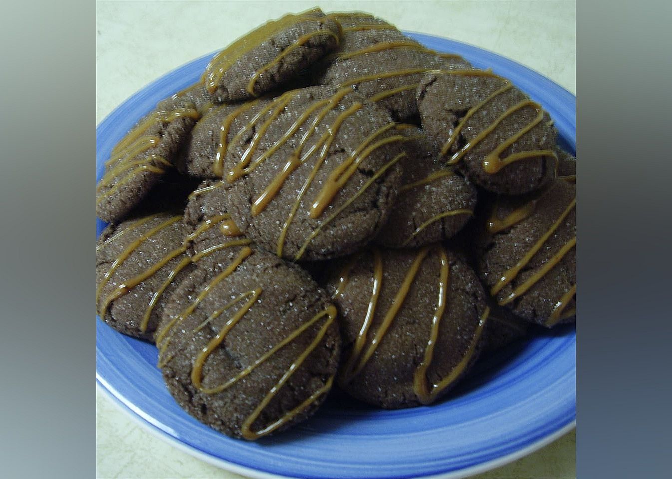 Caramel Filled Chocolate Cookies