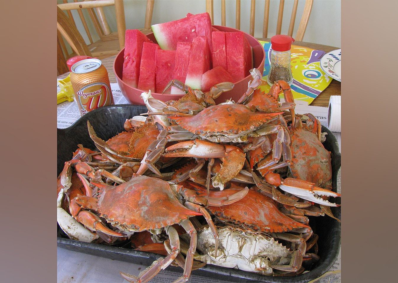 Steamed Blue Crabs