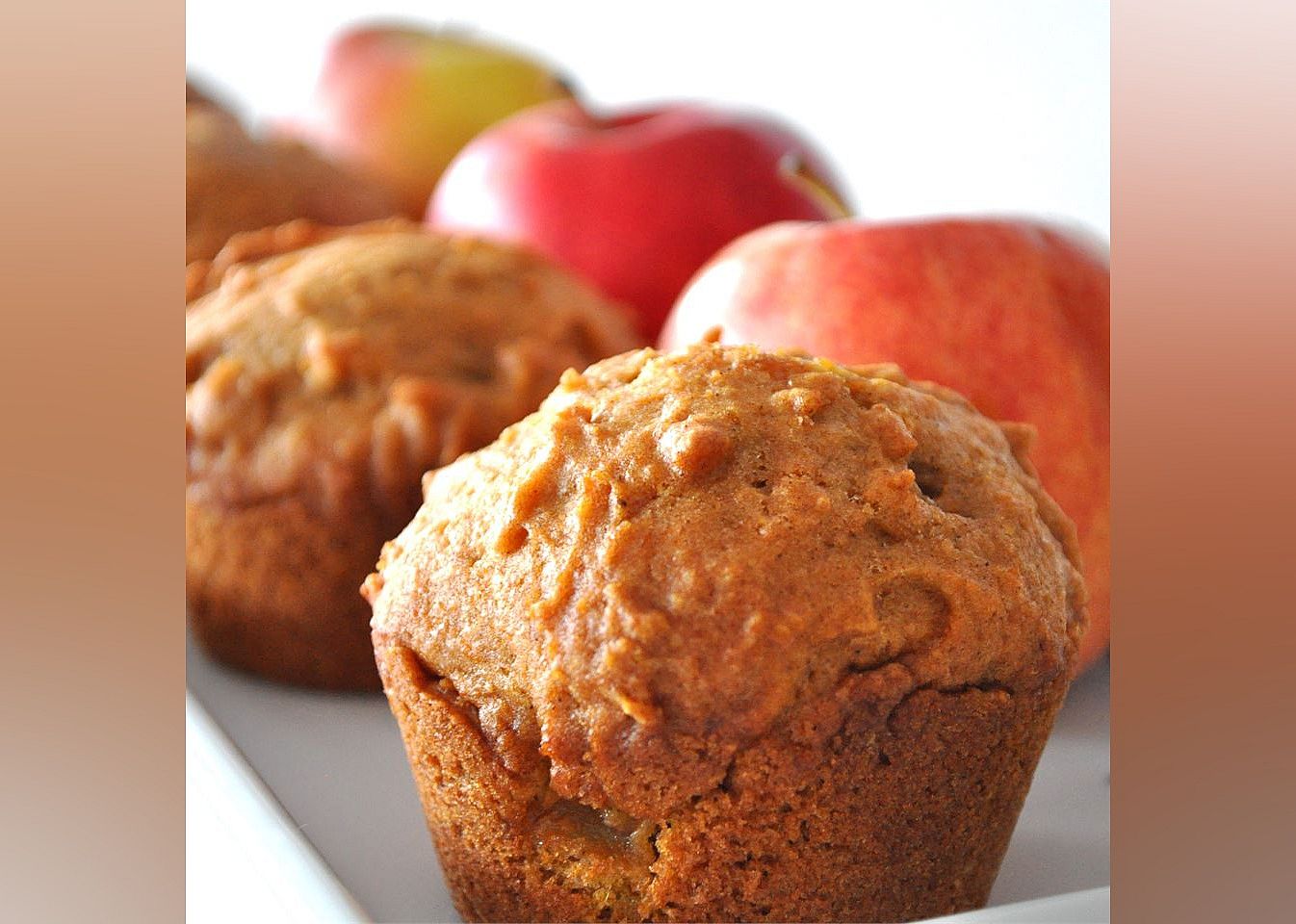 Pumpkin Apple Streusel Muffins