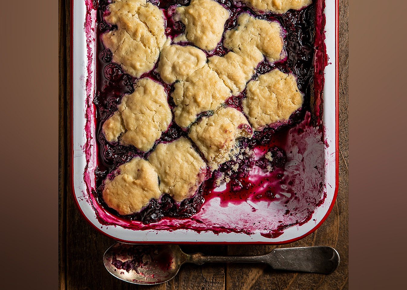 Lemon Blueberry Cobbler