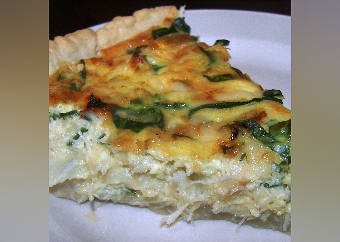Crab and Swiss Quiche