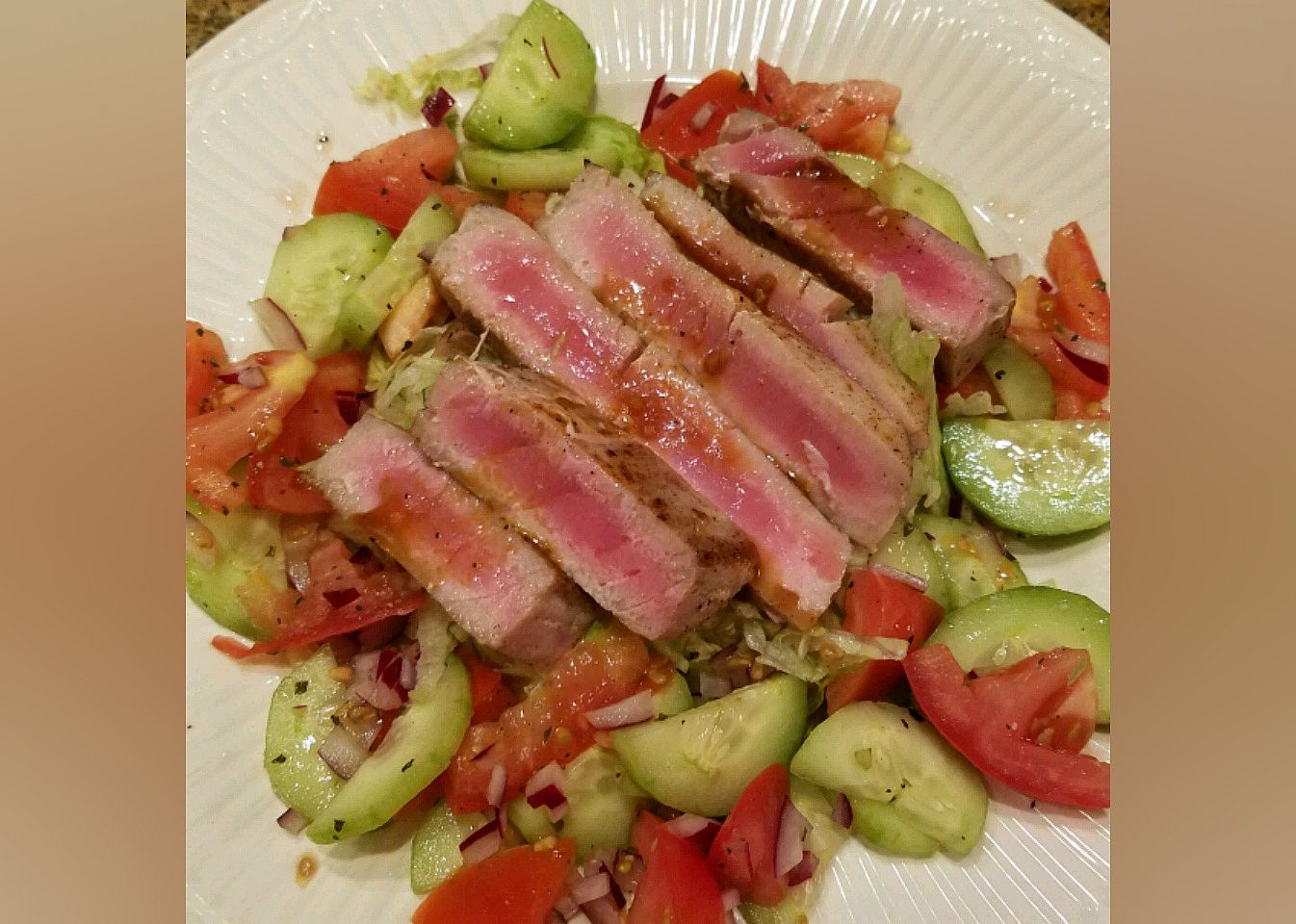 Seared Ahi Tuna Steaks