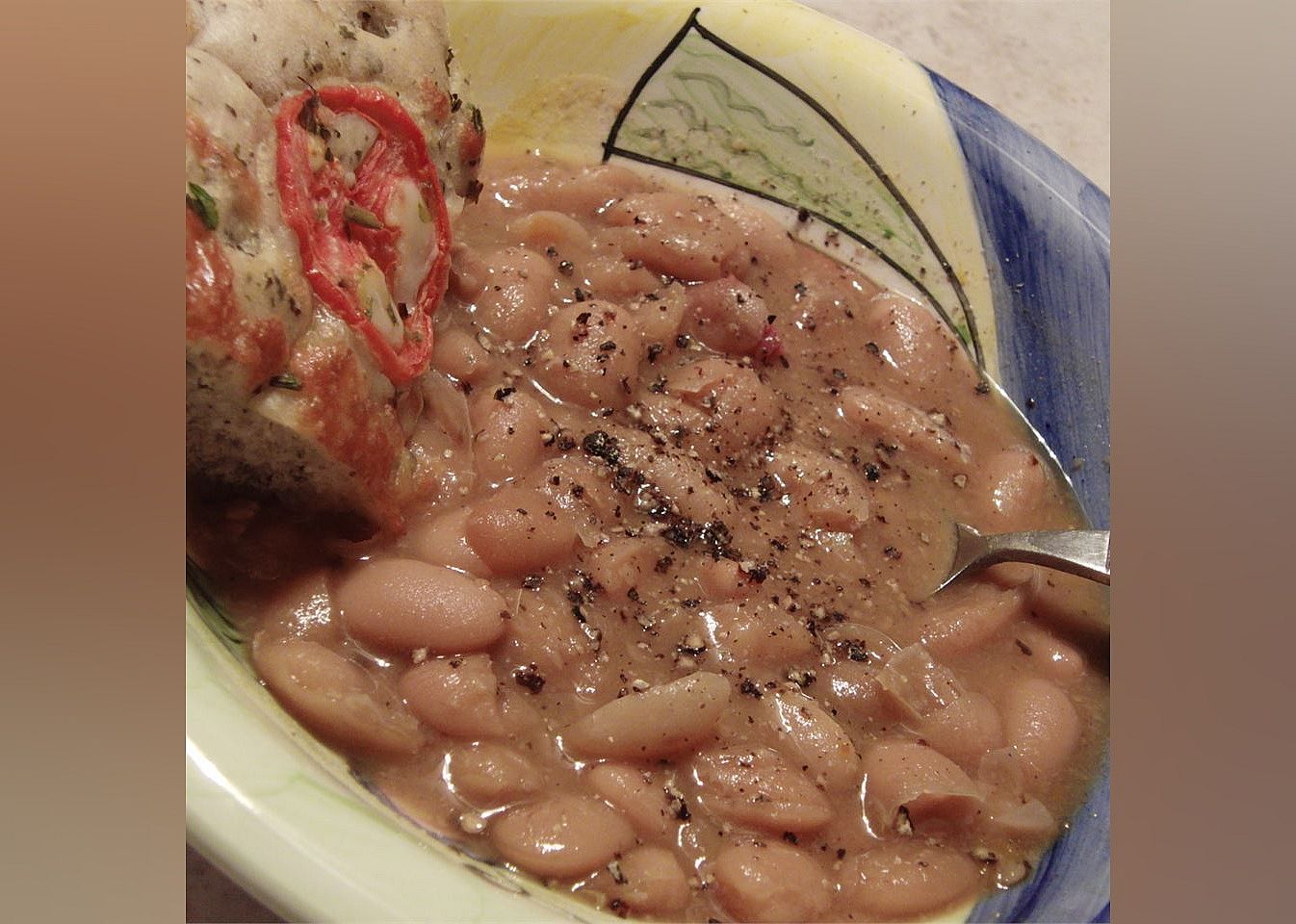 Slow Cooker Ham and Beans