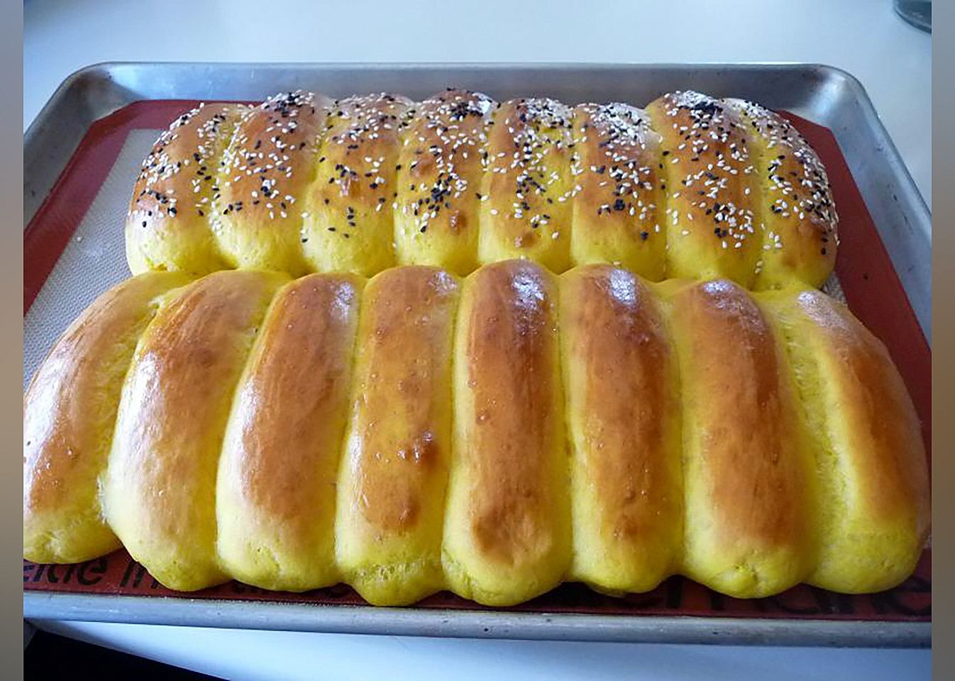 Pumpkin Sandwich Rolls