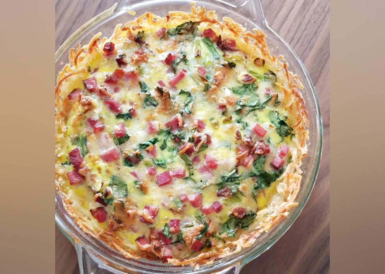 Shredded Potato Quiche