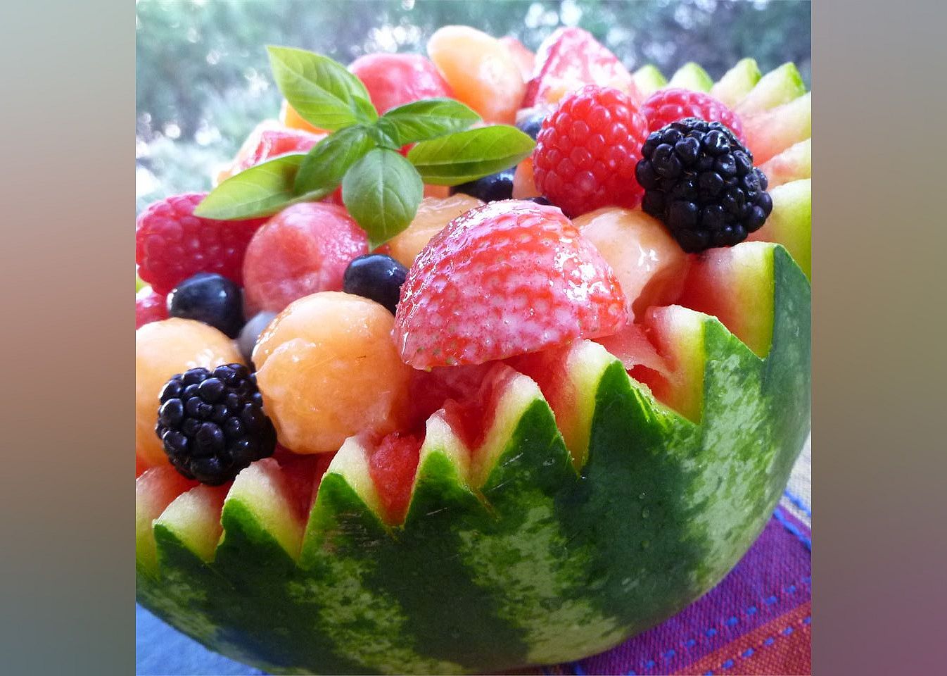 Strawberry-Melon Summer Salad