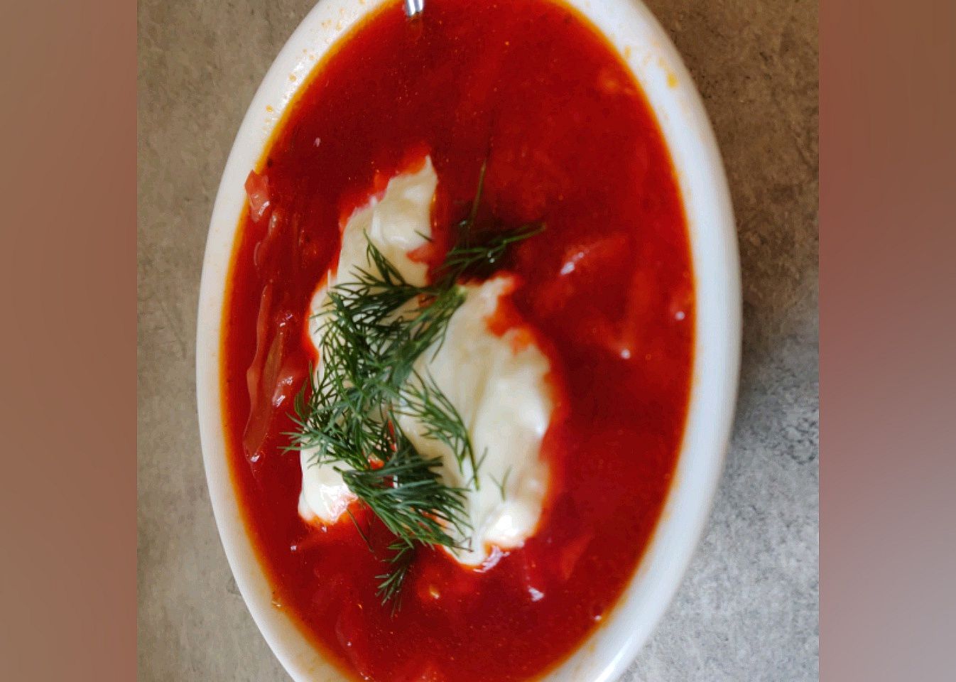 Ukrainian Red Borscht Soup