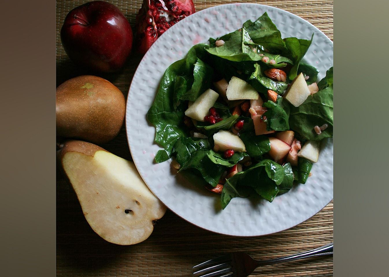 Pear and Pomegranate Salad
