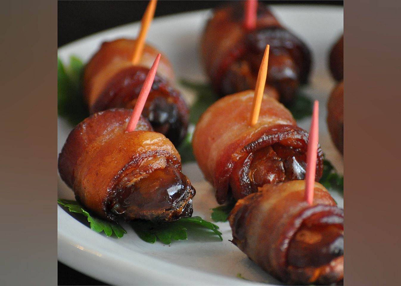 Bacon and Date Appetizer