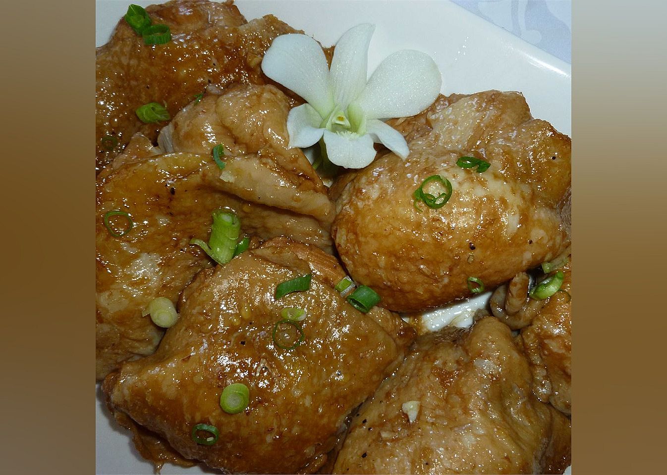 Adobo Chicken with Ginger