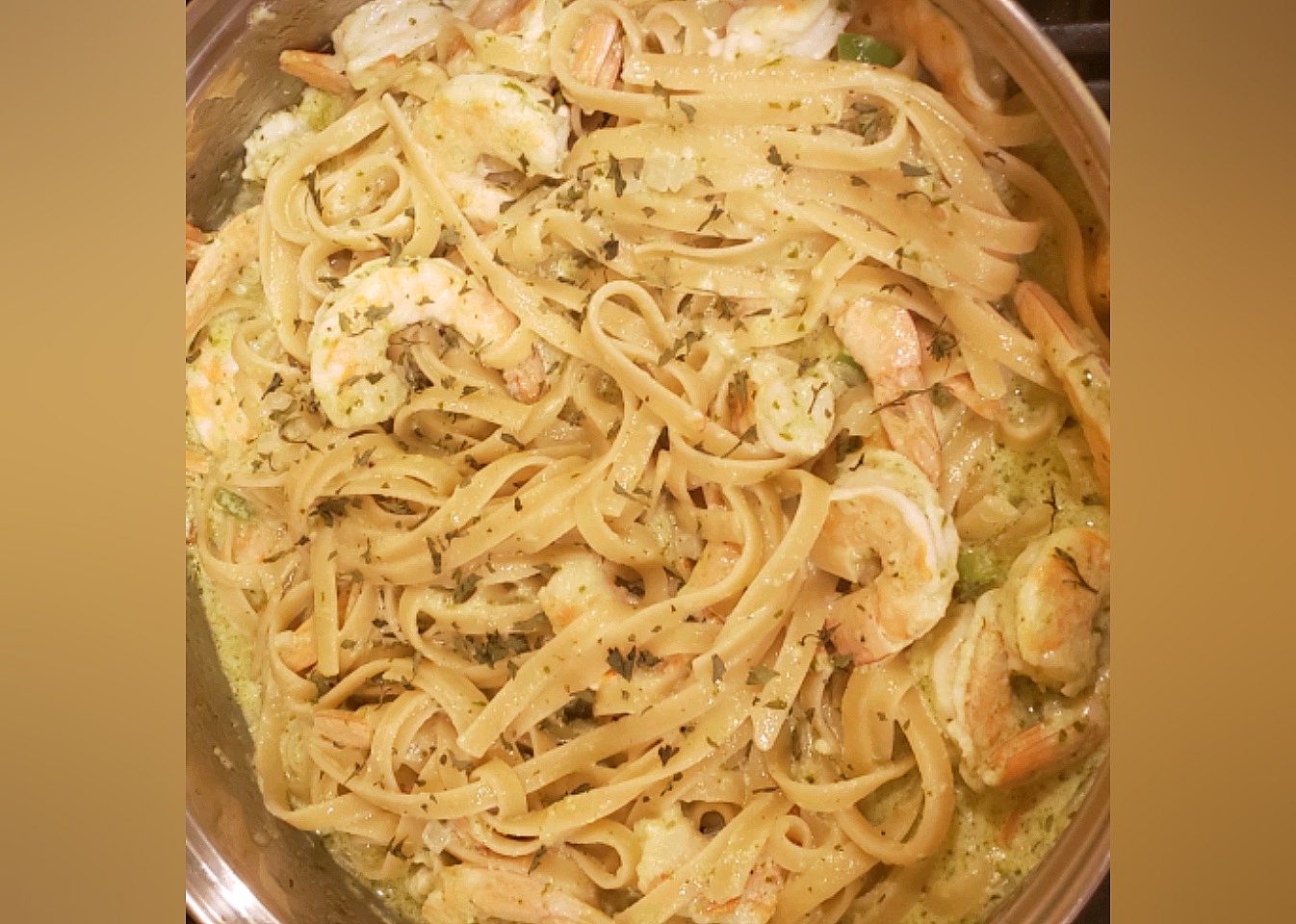 Creamy Pesto Shrimp