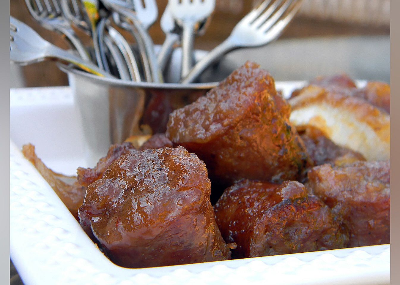 Sausage Applesauce Appetizer