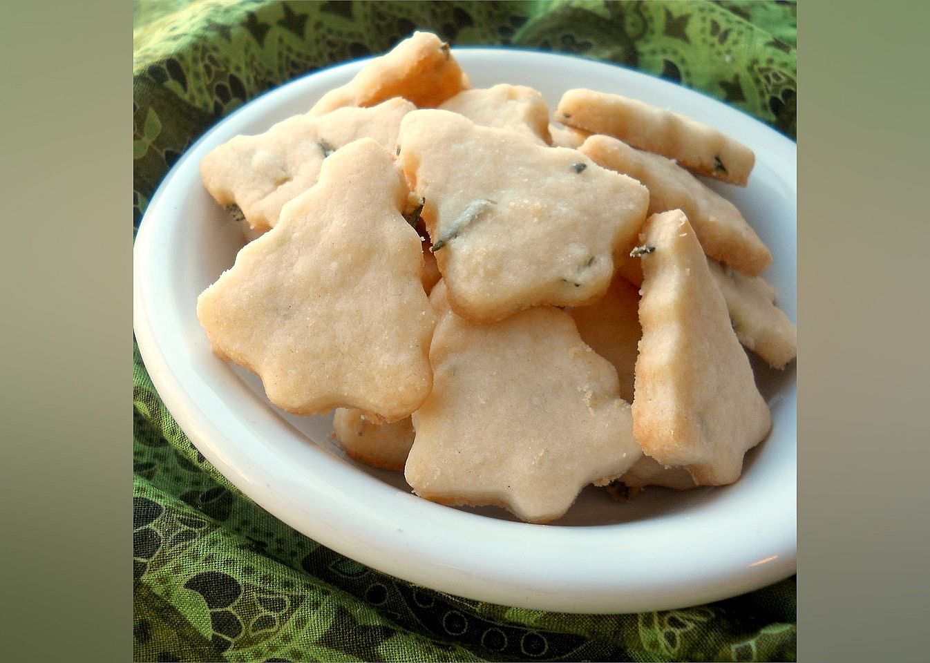Rosemary Shortbread Cookies