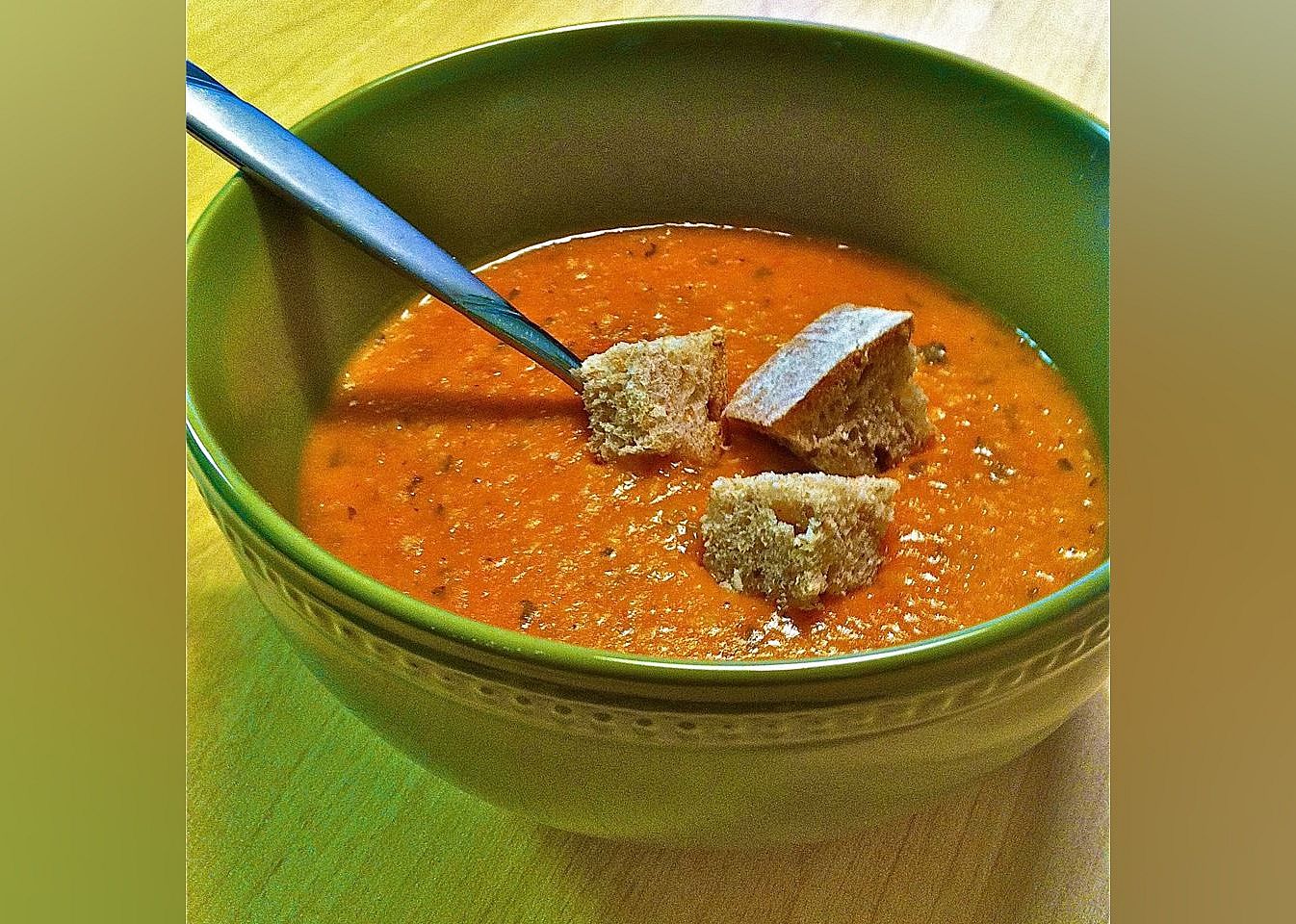 Turkish Red Lentil Soup with Mint