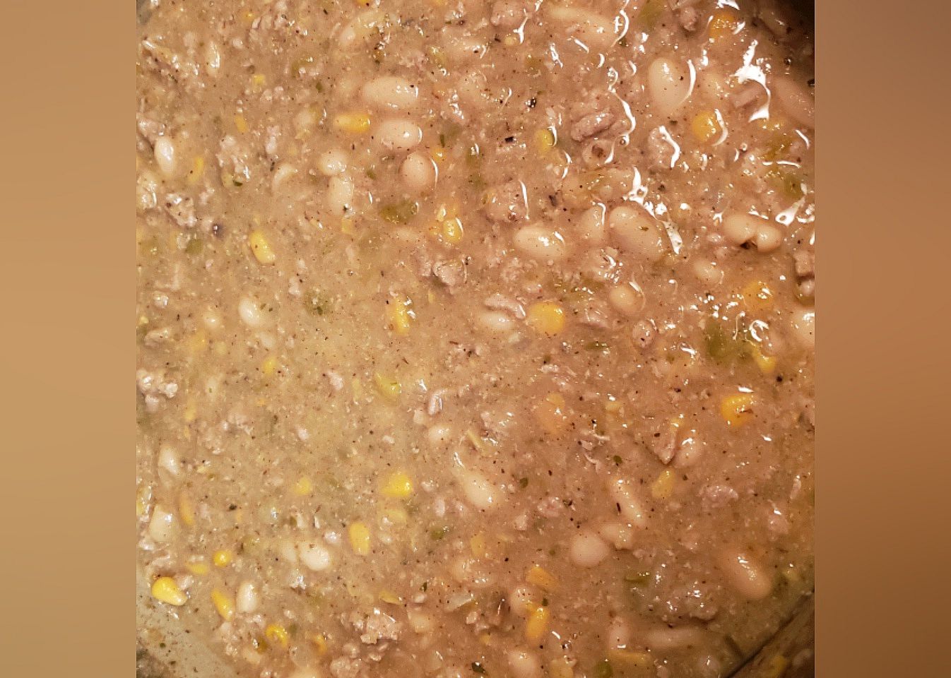 White Chili with Ground Turkey