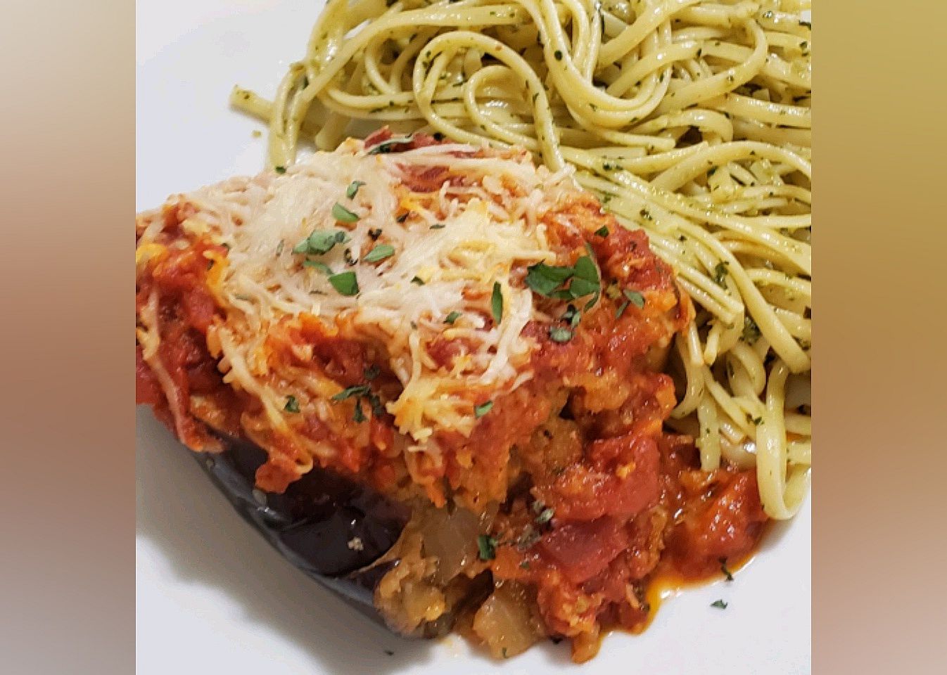 Stuffed Eggplant Parmesan