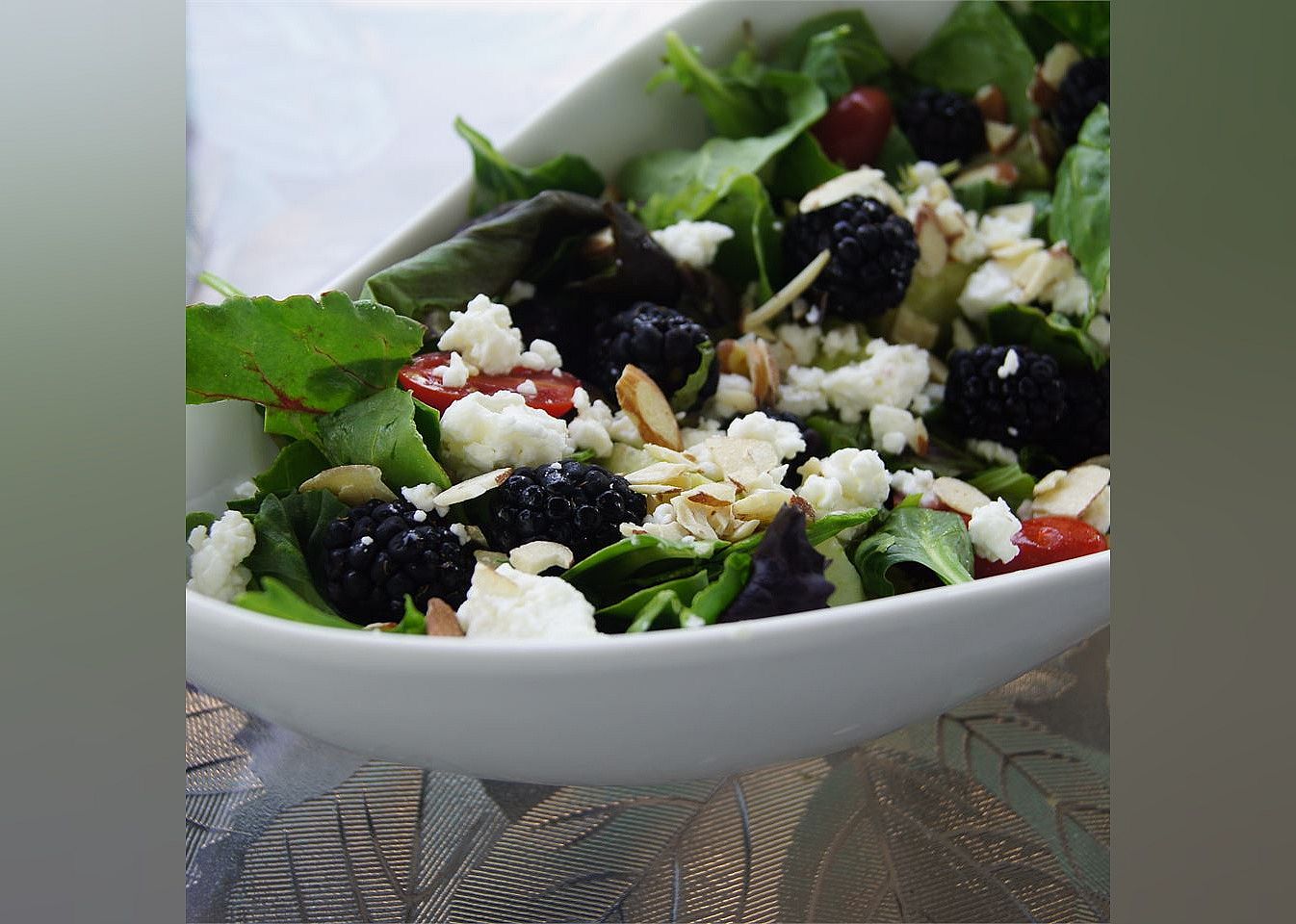 Blackberry Spinach Salad