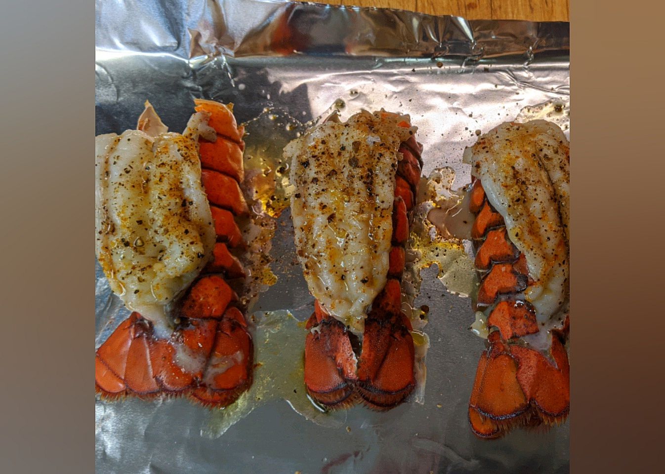 Grilled Rock Lobster Tails