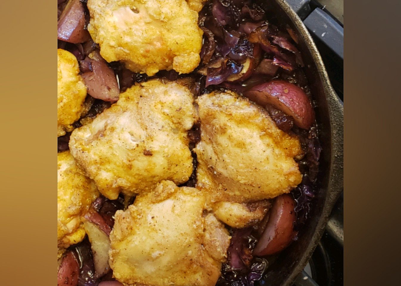 Oktoberfest Chicken and Red Cabbage