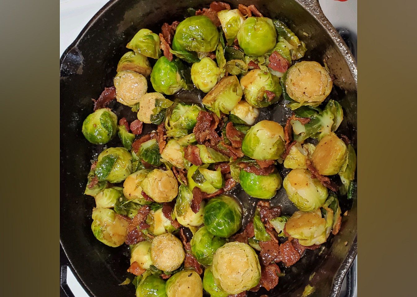 Skillet-Braised Brussels Sprouts
