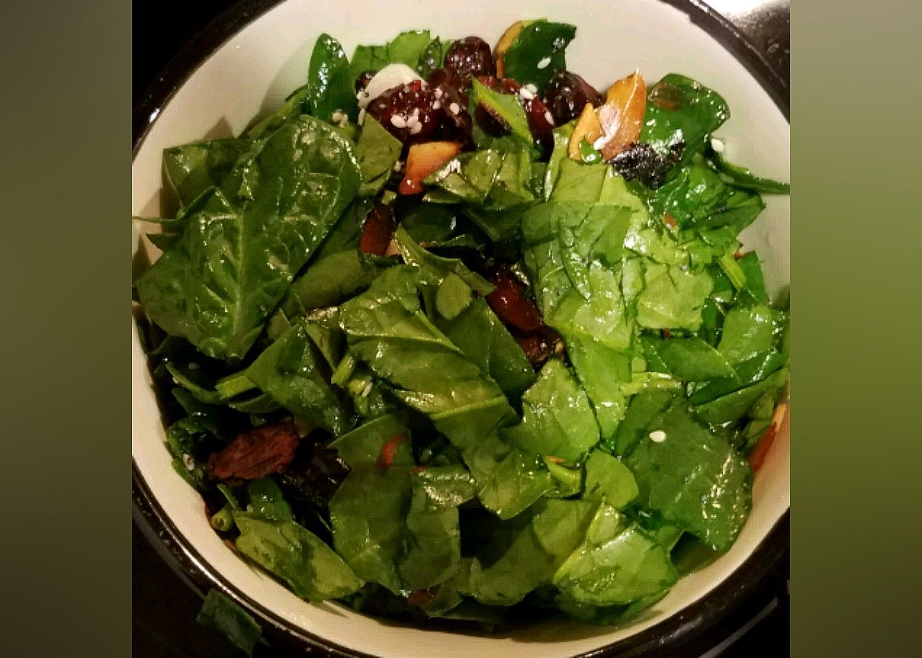 Jamie's Cranberry Spinach Salad