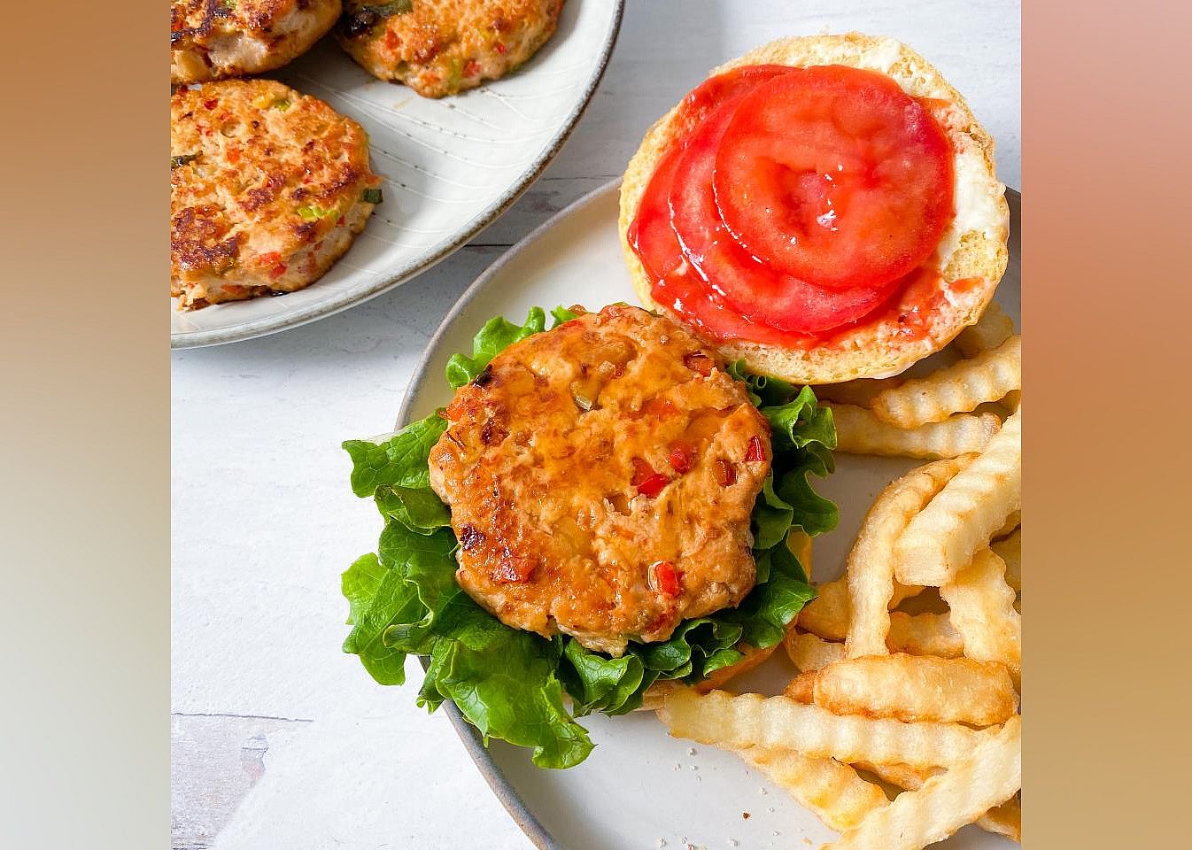 Pineapple-Teriyaki Chicken Burgers